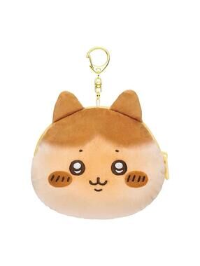 RARE NWT Chiikawa Bakery Hachiware Bread Keychain Plush Pouch 12cm Nagano
